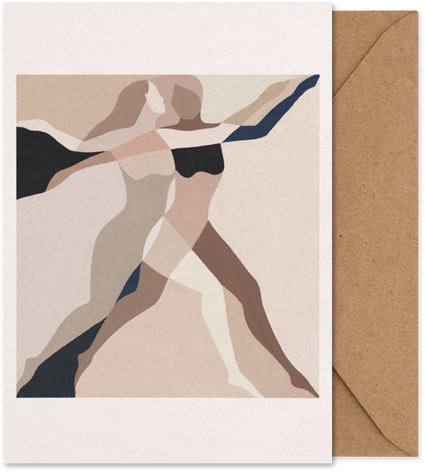 Paper Collective Art Card Two Dancers
