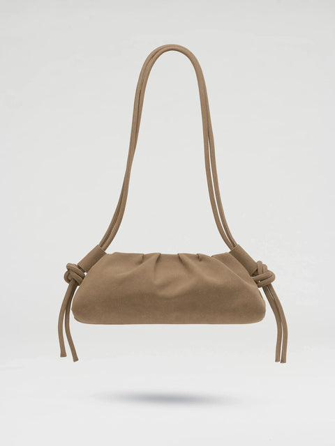 ÖLEND Dumpling Bag Suede - stone
