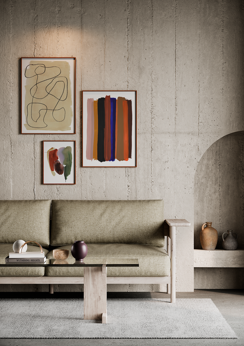 Paper Collective Poster Stripes Berit Mogensen-Lopez