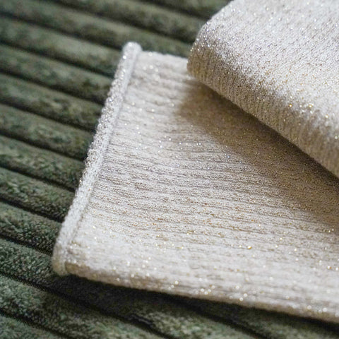 KLUE Glitter Lurex Socks | beige