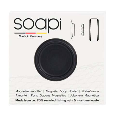 Soapi Black Magnet Soap Holder
