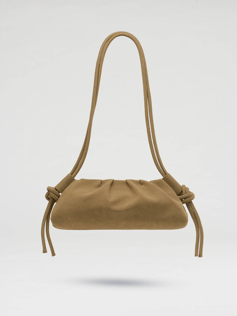 ÖLEND Dumpling Bag Suede - khaki