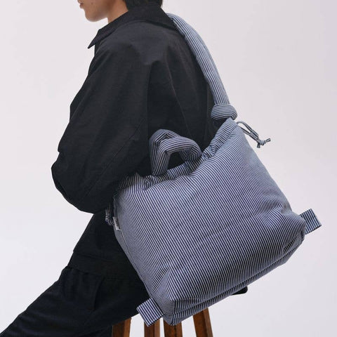 ÖLEND Ona Softbag Baumwolle - marineblau gestreift