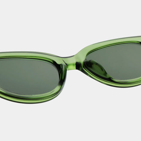 A.Kjærbede Sonnenbrille Winnie 18315 Light Olive Green