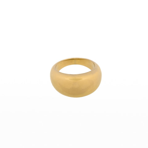 BANDHU Bouble Ring gold plated