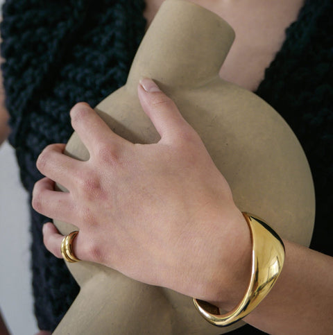 BANDHU Enfold Bracelet gold plated