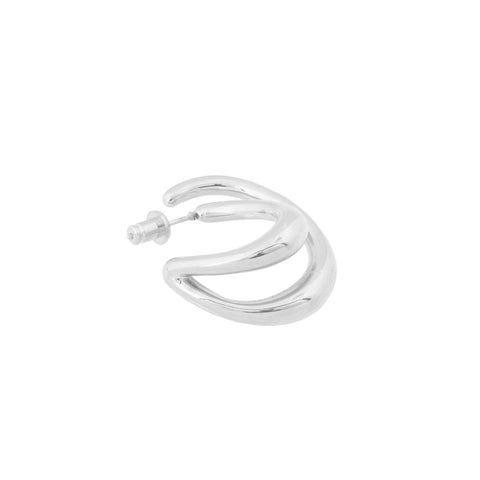 Bandhu Cutted Earrings silver