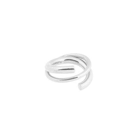 Bandhu Cutted Ring silver