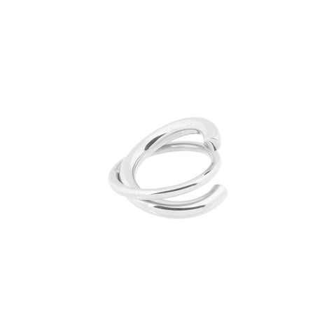 Bandhu Cutted Ring silver
