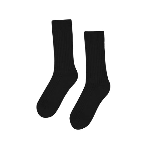 COLORFUL STANDARD Merino Wool Blend Sock deep black