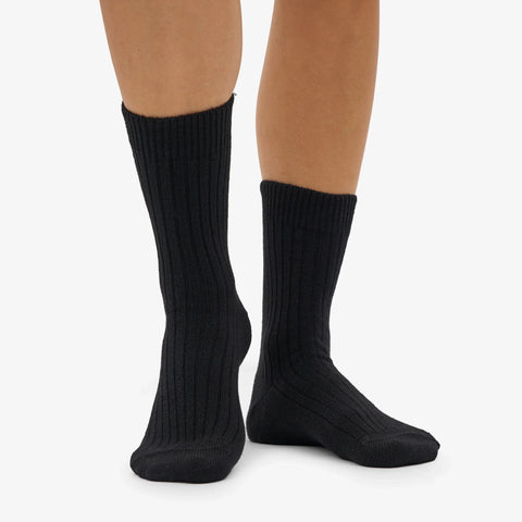 COLORFUL STANDARD Merino Wool Blend Sock deep black