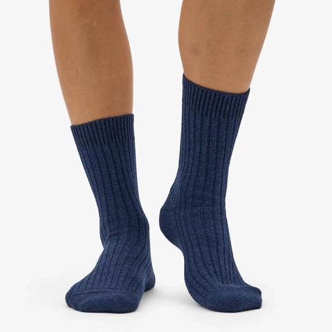 COLORFUL STANDARD Merino Wool Blend Sock marine blue