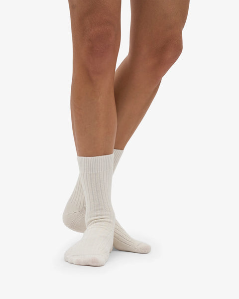 COLORFUL STANDARD Merino Wool Blend Sock optical white