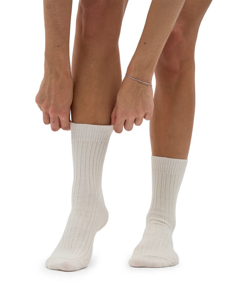 COLORFUL STANDARD Merino Wool Blend Sock optical white
