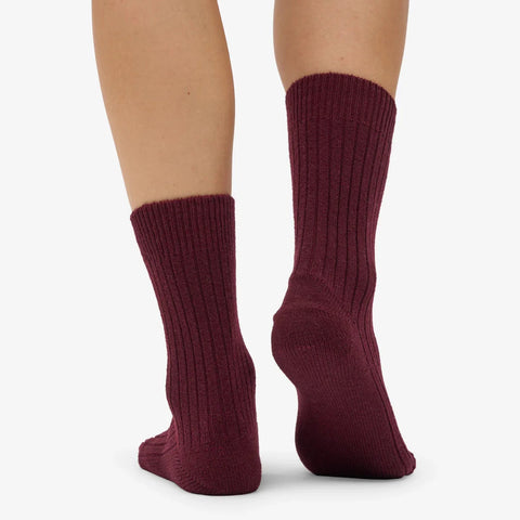 COLORFUL STANDARD Merino Wool Blend Sock oxblood red