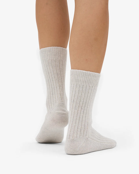 COLORFUL STANDARD Merino Wool Blend Sock snow melange