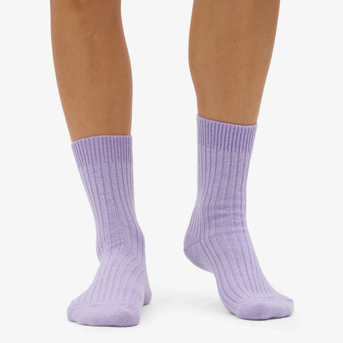 COLORFUL STANDARD Merino Wool Blend Sock soft lavender