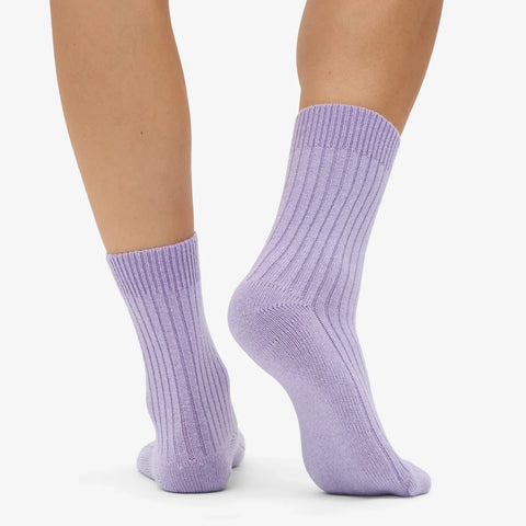 COLORFUL STANDARD Merino Wool Blend Sock soft lavender