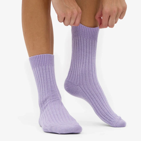 COLORFUL STANDARD Merino Wool Blend Sock soft lavender