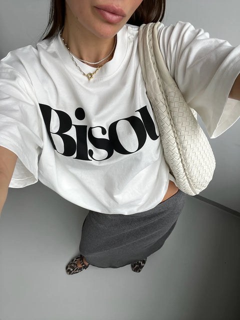 HEY SOHO BISOU T-SHIRT off-white