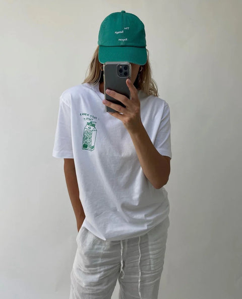 HEY SOHO SOAK UP THE HAPPINESS T-Shirt off-white