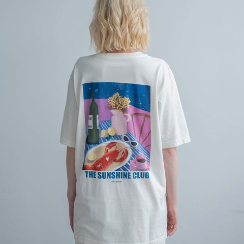 HEY SOHO SUNSHINE CLUB T-Shirt oatmilk