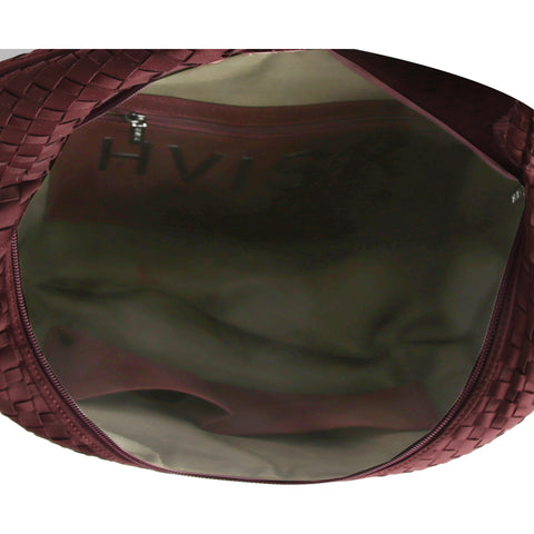 HVISK Haze Braided Neoprene - midnight plum