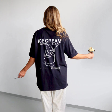 HEY SOHO ICE CREAM LOVERS T-Shirt midnight