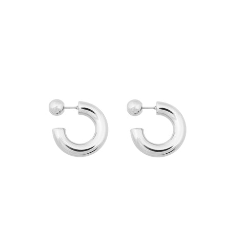 Bandhu Hoop Dot Earrings