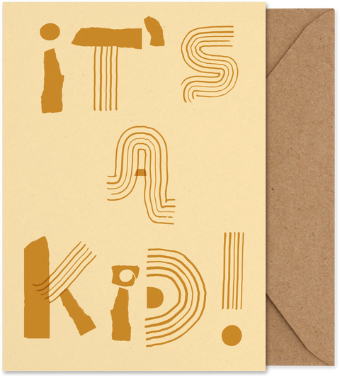 Paper Collective Art Card It's a Kid