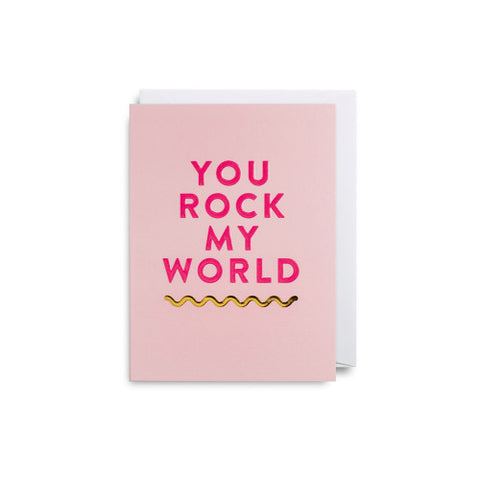 LAGOM DESIGN Minikarte ROCK MY WORLD