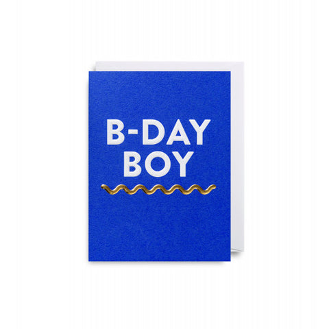 LAGOM DESIGN Minikarte B-DAY BOY