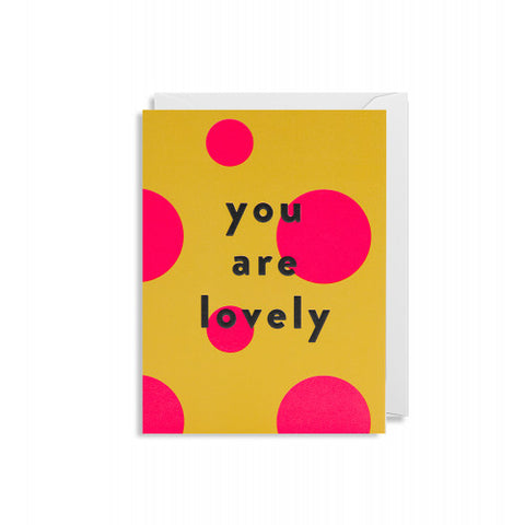 LAGOM DESIGN Minikarte YOU ARE LOVELY