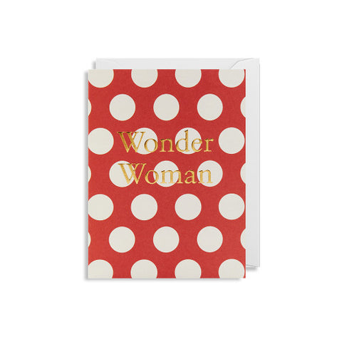 LAGOM DESIGN Minikarte WONDER WOMAN
