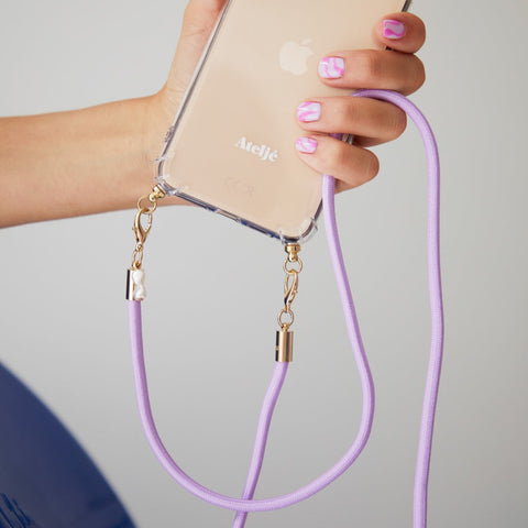 Ateljé Phone Long Cord Lavender
Ateljé iPhone Case Transparant
