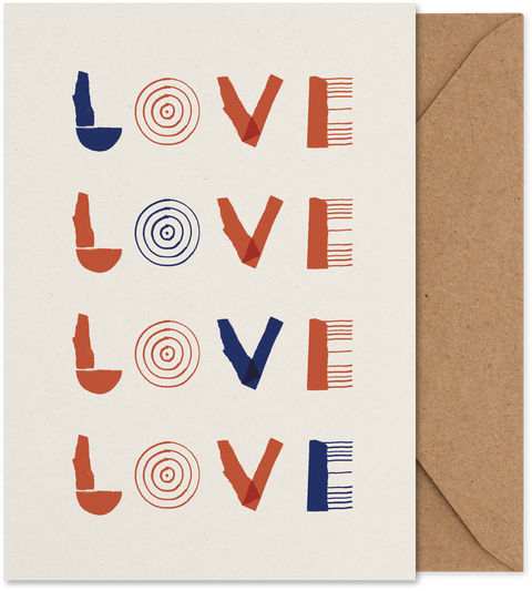 Paper Collective Art Card Love