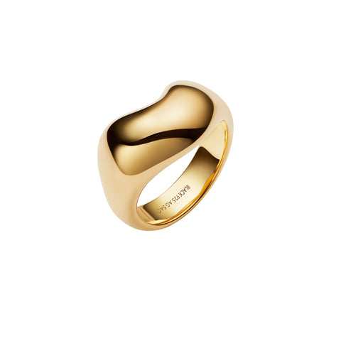 MARIA BLACK Tryvann Ring gold