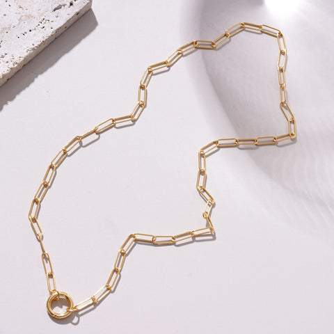 MaisonLeBo Link Chain Necklace gold