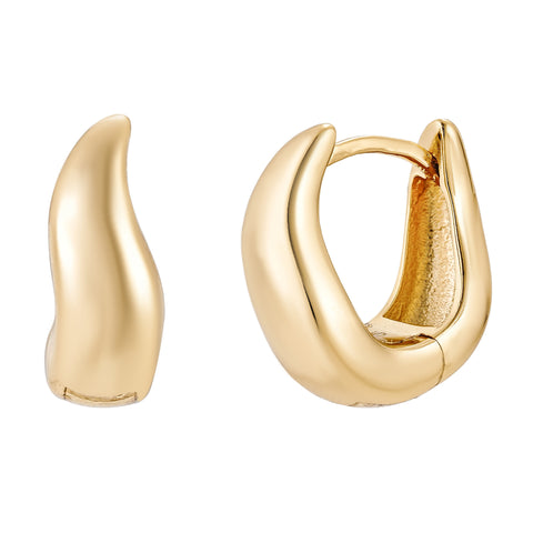 MaisonLeBo Big Hoops Fluent gold