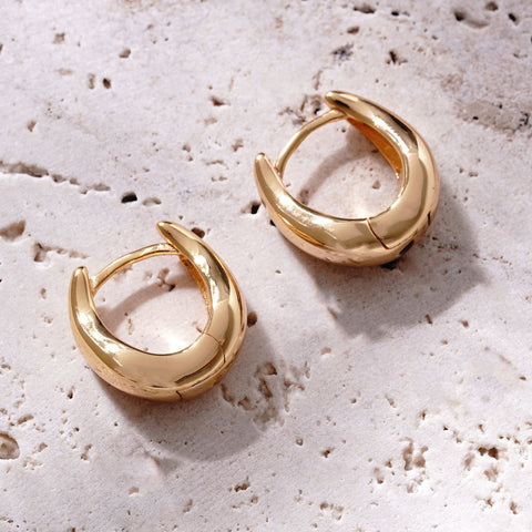 MaisonLeBo Big Hoops Fluent gold