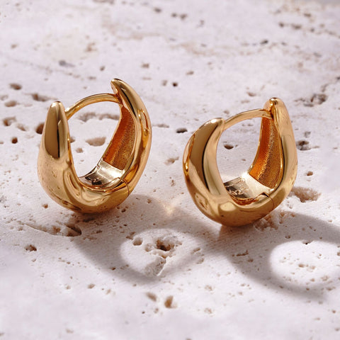 MaisonLeBo Big Hoops Fluent gold
