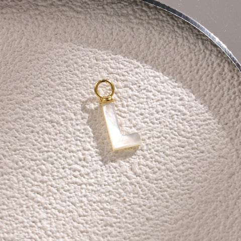 MaisonLeBo Mother of Pearl Letter Charms