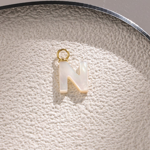MaisonLeBo Mother of Pearl Letter Charms