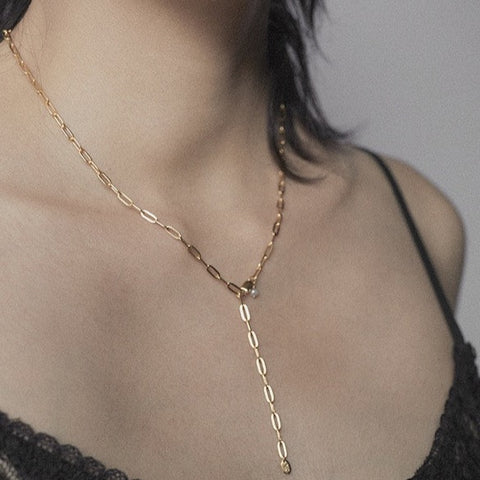 Maria Black Gemma Necklace gold 300402YG