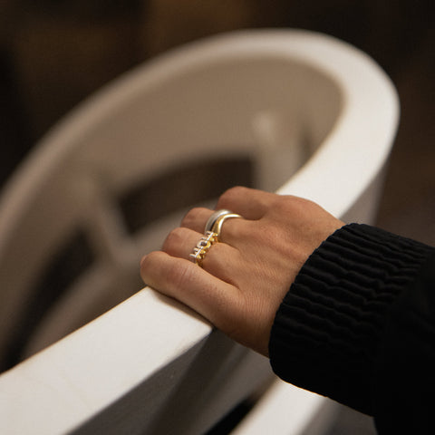Maria Black_Mom Ring Two-Tone_Vayu Ring silver_Vayu Ring gold