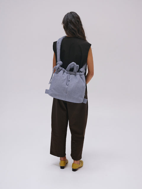 ÖLEND Ona Softbag Baumwolle - marineblau gestreift