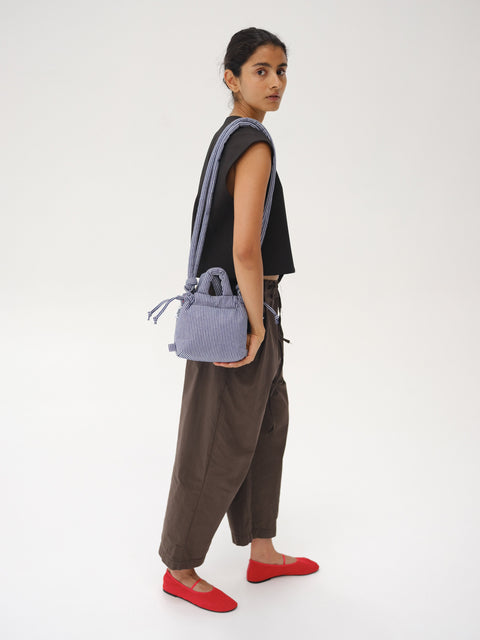 ÖLEND Micro Ona Softbag Baumwolle mit marineblauem Streifen
