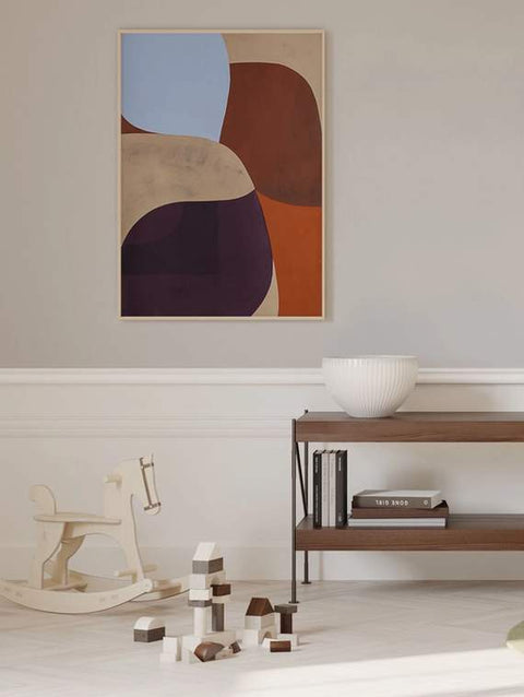 Paper Collective Painted Shapes Berit Mogensen-Lopez