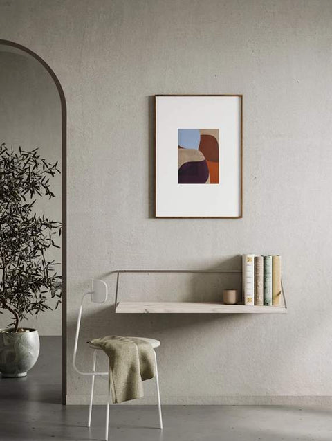 Paper Collective Painted Shapes Berit Mogensen-Lopez