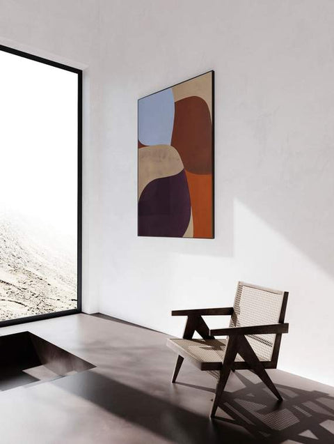 Paper Collective Painted Shapes Berit Mogensen-Lopez